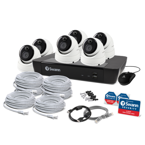 6 Camera 8 Channel 4K Ultra HD Professional NVR Security System | SONVK-886806D