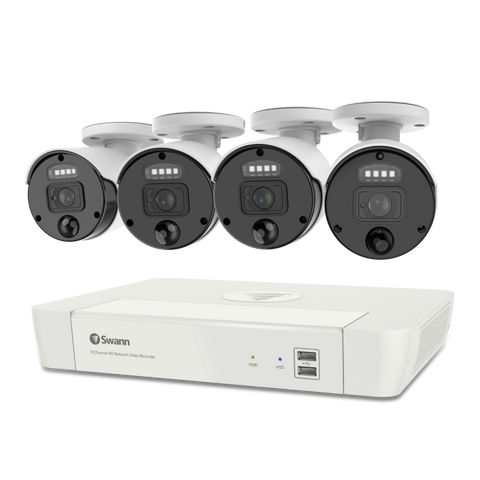 Refurbished 4 Camera 8 Channel 4K Master-Series NVR Security System | SWNVK-87680W4