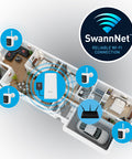 AllSecure4K+ Wireless Security Kit with 4 x 4K Wire-Free Cameras & Power Hub | SWNVK-AS4KH4