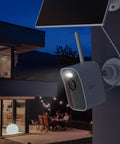 Swann MaxRanger4K™ Mini Long-Range Wireless Security System with Solar Panel & MaxRanger4K™ Video Doorbell | SONVK-MRVDBMINI6S4