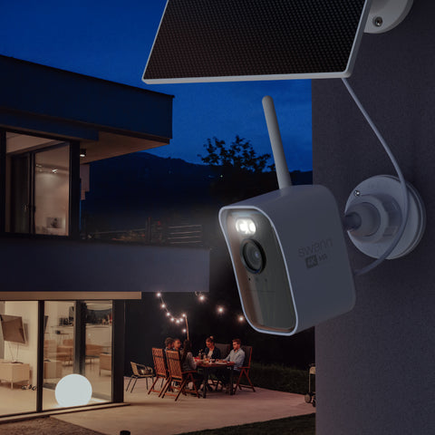 Swann MaxRanger4K™ Mini Long-Range Wireless Security System with Solar Panel & MaxRanger4K™ Video Doorbell | SONVK-MRVDBMINI6S4
