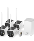 MaxRanger4K™ Solar 4 Camera Security System with Longest Range Wireless | SWNVK-MR4KSD4