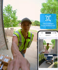 EVO Wireless Video Doorbell with SwannShield AI Voice Assistant | SWIFI-SEVDBC