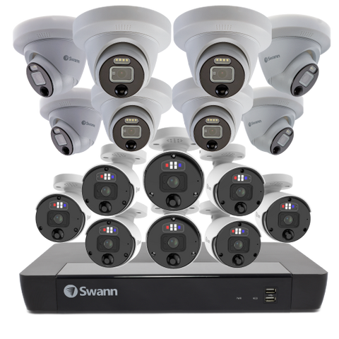 16 Camera 16 Channel 4K Ultra HD Professional NVR Security System | SONVK-1689808B8D