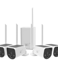 MaxRanger4K™ with 4G Extended Wi-Fi Range Security System with 4G - 4 Pack