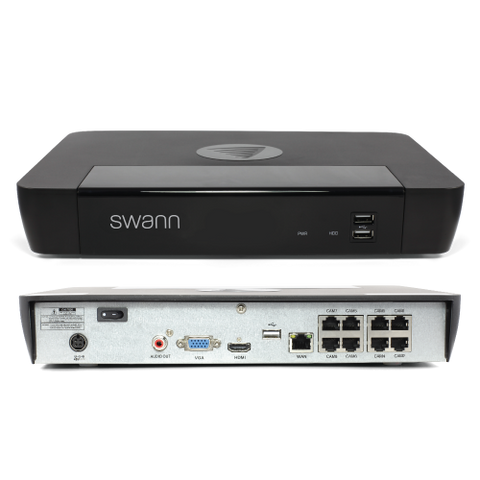 4 Camera 8 Channel 6K 12MP Mega HD Professional NVR Security System | SWNVK-890104D