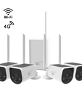 MaxRanger4K™ with 4G Extended Wi-Fi Range Security System with 4G - 4 Pack