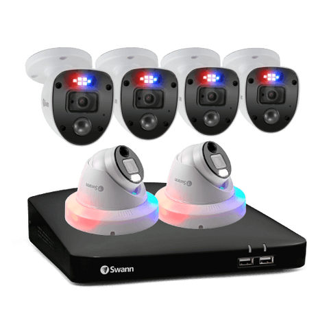Home 6 Camera 8 Channel 4K Ultra HD DVR Security System