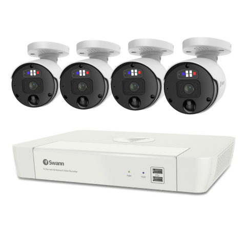 4 Camera 8 Channel 4K Ultra HD Professional NVR Security System | SWNVK-88980W4