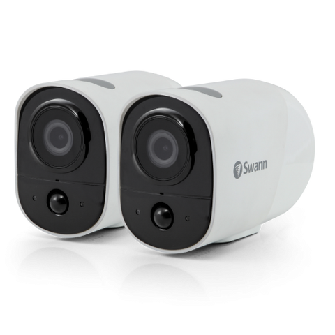 Refurbished Xtreem Wireless Security Cameras 2 Pack with 2-Way Talk, Siren & Heat + Motion Detection | SWIFI-XTRCM16G2PK