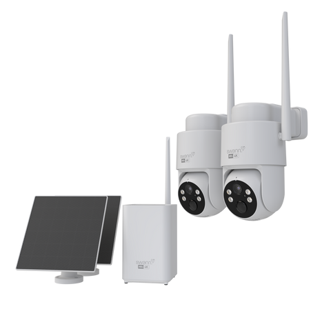 MaxRanger4K MaxTrak™ with 4G AI Auto Tracking Long Range Security Camera System - 2 Pack