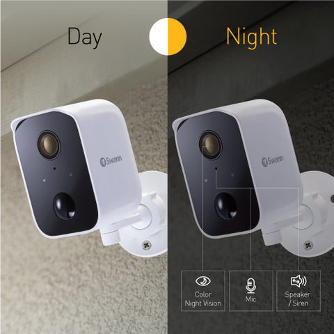CoreCam Wireless Security Cameras 2 Pack with 2-Way Talk, Siren & Heat + Motion Detection | SWIFI-CORECAMPK2