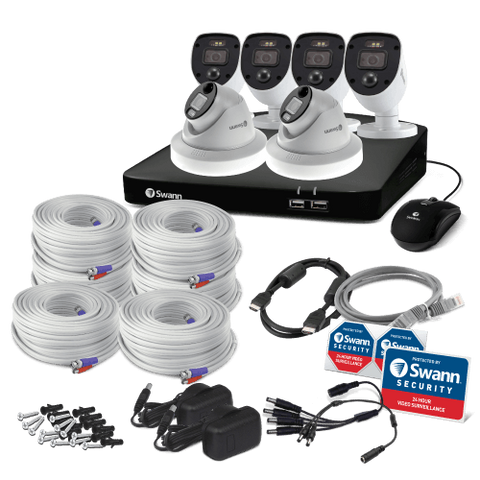 Home 6 Camera 8 Channel 4K Ultra HD DVR Security System