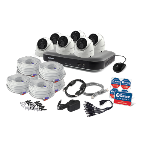 Refrubsihed 6 Camera 8 Channel 4K Ultra HD DVR Security System - SODVK-855806D