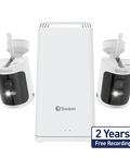 Refurbished AllSecure650 2K Wireless Security Kit with 2 x Wire-Free Cameras & Power Hub |  SWNVK-650KH2