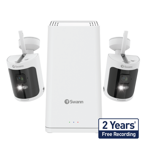 Refurbished AllSecure650 2K Wireless Security Kit with 2 x Wire-Free Cameras & Power Hub |  SWNVK-650KH2