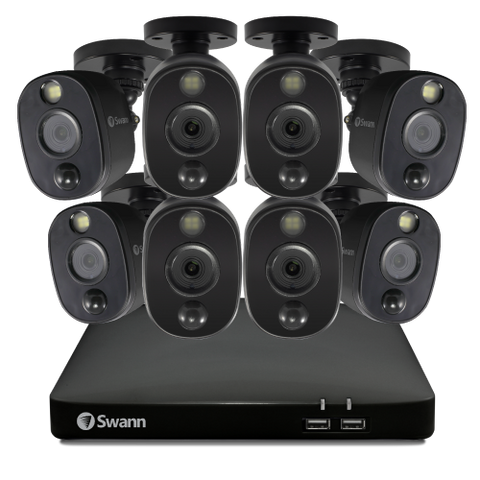 8 Camera 8 Channel 1080p Full HD DVR Spotlight Security System | SWDVK-846808WLB