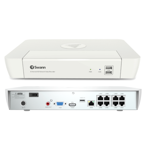 4 Camera 8 Channel 4K Ultra HD Professional NVR Security System | SWNVK-88980W4
