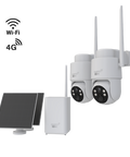 MaxRanger4K MaxTrak™ with 4G AI Auto Tracking Long Range Security Camera System - 2 Pack