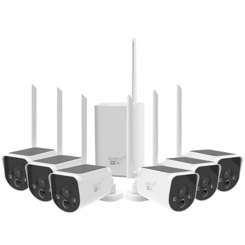 MaxRanger4K™ Solar 6 Camera Security System with Longest Range Wireless  | SWNVK-MAXV2SD6
