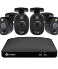 4 Camera 4 Channel 1080p Full HD DVR Spotlight Security System | SWDVK-446804WL