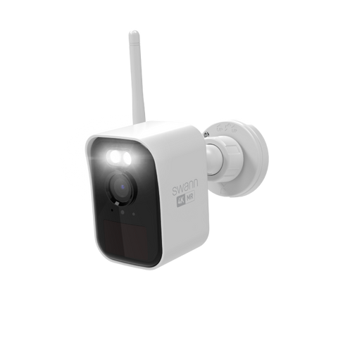 Swann MaxRanger4K™ Mini Long-Range Wireless Security System with Solar Panel & MaxRanger4K™ Video Doorbell | SONVK-MRVDBMINI3S3