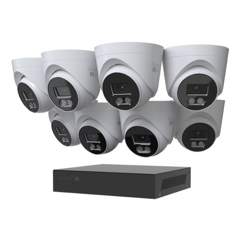 Swann EliteX™ 6K/12MP NVR Security System with 8 Dome Cameras | SWNVK-8EX812MPD