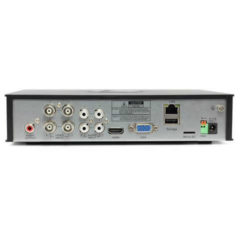 Refurbished Swann 4 Channel Security System: 1080p Full HD DVR-4480 with 32GB Micro  SD Card  & 4 x 1080p Thermal Sensing Cameras PRO-1080MSB - SWDVK-444804B