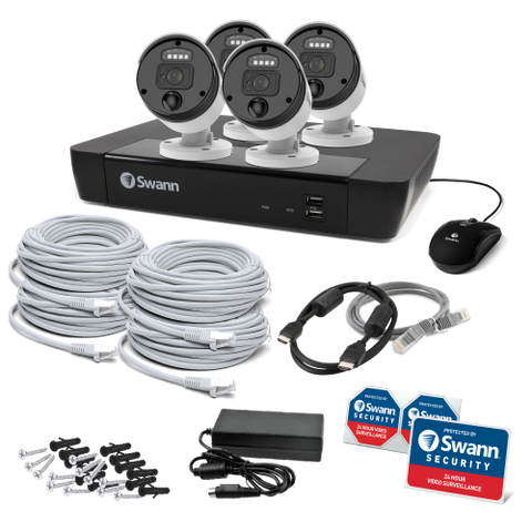 4 Camera 8 Channel 4K Master-Series NVR Security System | SWNVK-876804