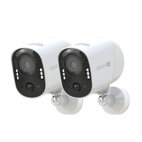 Refurbished Xtreem4K Wireless Security Camera 2 Pack with 2-Way Talk, Siren & Heat + Motion Detection | SWIFI-4KXTRMPK2