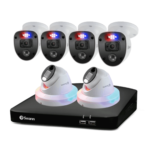 Home 6 Camera 8 Channel 4K Ultra HD DVR Security System