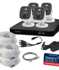 Refurbished Home 4 Camera 8 Channel 2K DVR 1TB HDD Security System with Mic | SWDVK-8468042KMQB