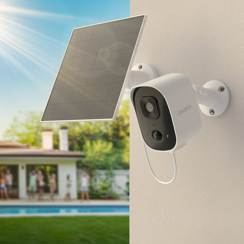 Swann EVO Wireless 2K Security Camera with Solar Panel - 4 Pack | SOIFI-SE2KBCSOLPK4