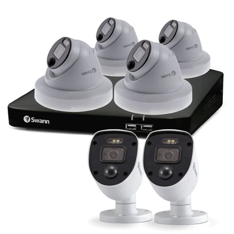 Refurbished Home 6 Camera 8 Channel 4K Ultra HD DVR Security System