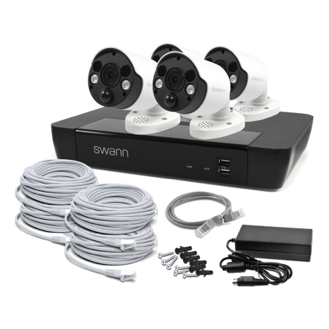 4 Camera 8 Channel 6K 12MP Mega HD Professional NVR Security System | SWNVK-890104D