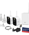 Swann MaxRanger4K™ Mini Long-Range Wireless Security System with 2 Cameras | SWNVK-MRMINISD2