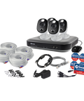 4 Camera 4 Channel 4K Ultra HD DVR Spotlight Security System | SWDVK-455804WL