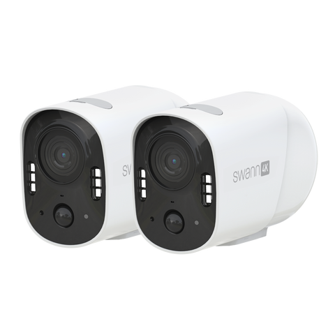 Refurbished Xtreem4K Wireless Security Camera 2 Pack with 2-Way Talk, Siren & Heat + Motion Detection | SWIFI-4KXTRMPK2