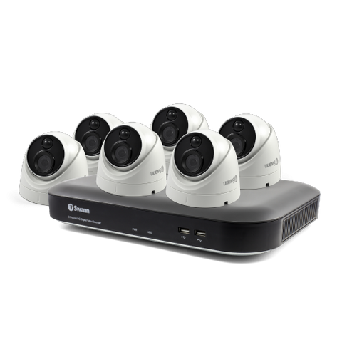 Refrubsihed 6 Camera 8 Channel 4K Ultra HD DVR Security System - SODVK-855806D