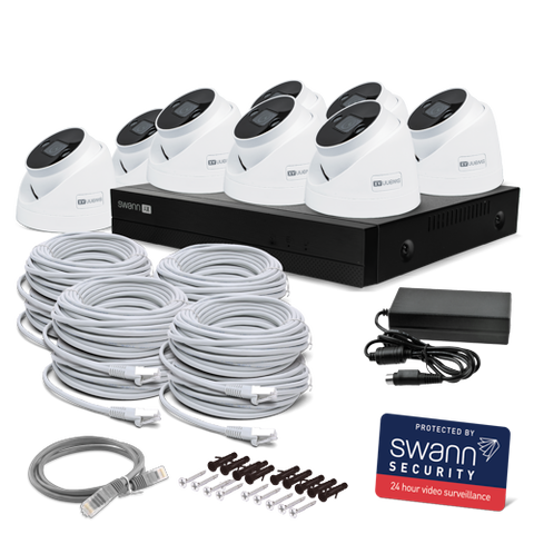 AdvancedX™ Wired 4K NVR Security System with 24/7 Recording | SWNVK-8ADVANX8D
